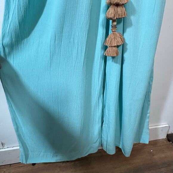 TOCCIN O-Ring Halter Neck Jumpsuit in Mist Size 14 - Picture 11 of 12